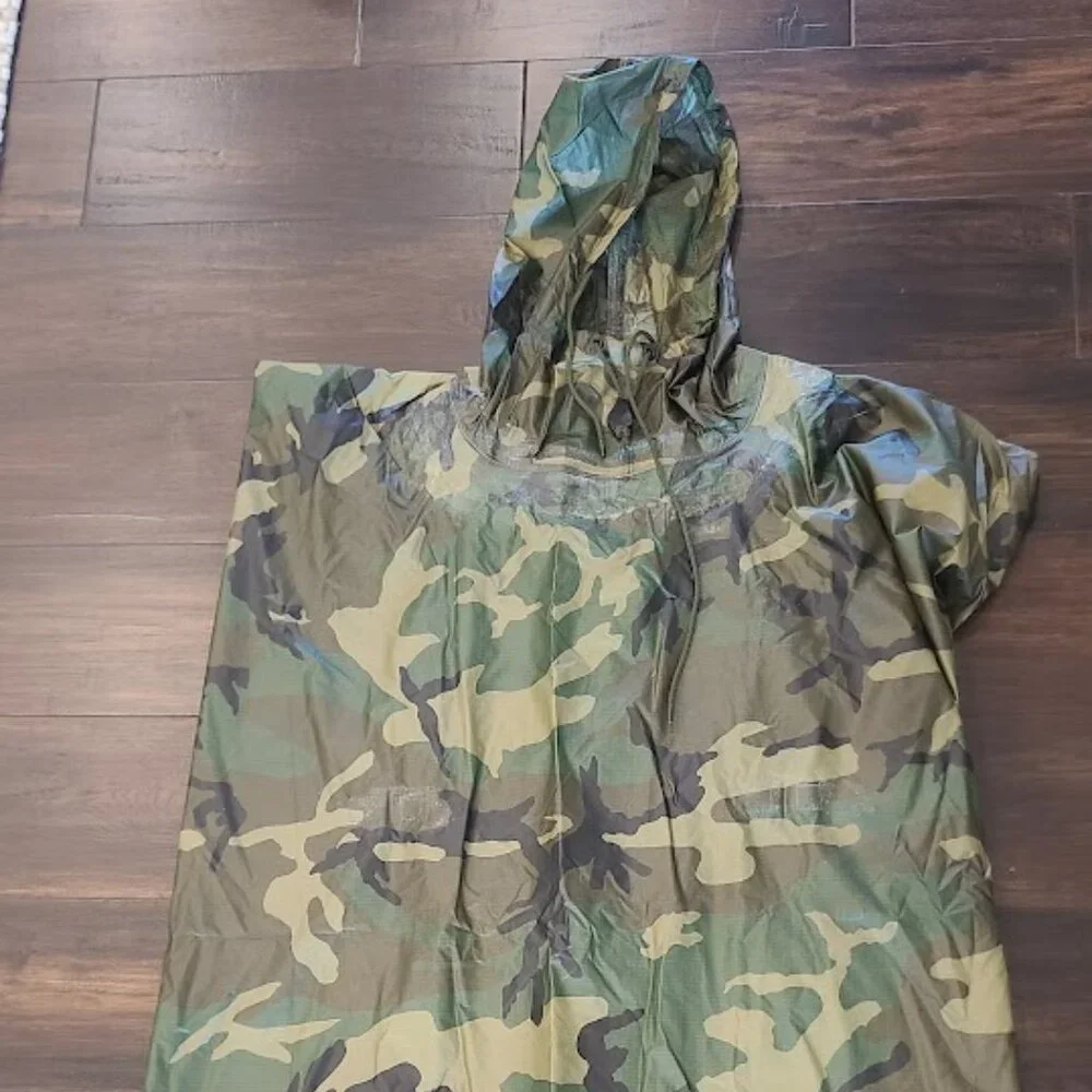 G.I. Style Ripstop Nylon Poncho - Picture 5 of 7